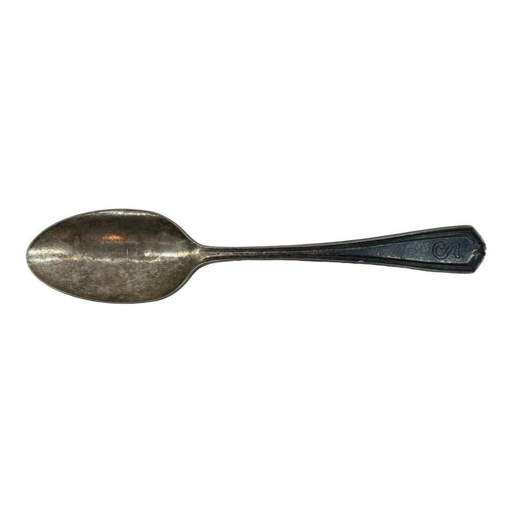 Schrafft's Restaurant Frank G Shattuck Co Spoon 6" Oneida Hotel Plate NY Vintage